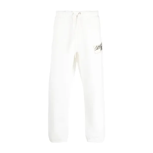 Moncler , Genius 1952 Logo Track Pants ,White male, Sizes: