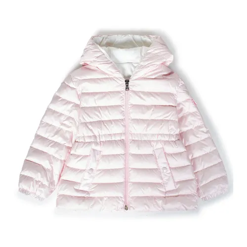Moncler , Girl's Clothing Jackets & Coats Pink Ss24 ,Pink female, Sizes: