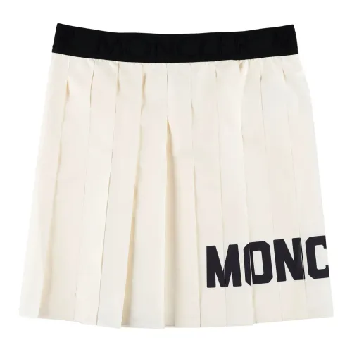 Moncler , Girls Clothing Skirts White Aw23 ,White female, Sizes: