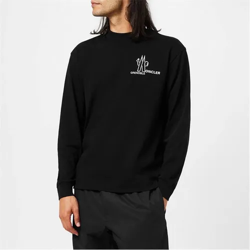 Moncler Grenoble Logo Long Sleeve T-Shirt - Black
