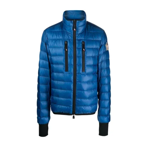Moncler , Grenoble Puffer Jacket Coats ,Blue male, Sizes:
