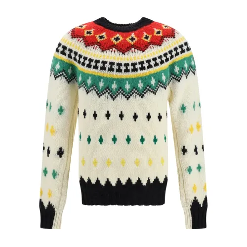 Moncler , Grenoble Wool Sweater ,Multicolor male, Sizes: