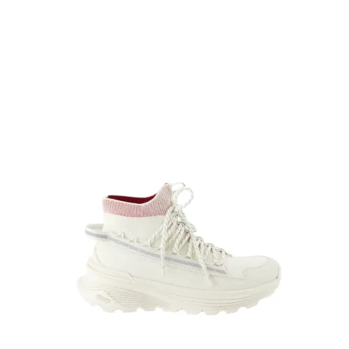 Moncler , High-Quality Polyester Sneakers ,White female, Sizes: