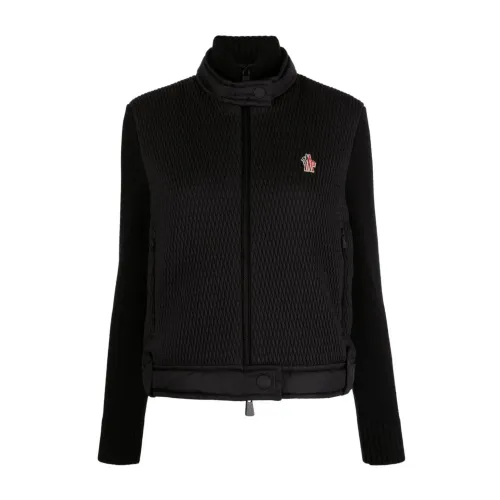 Moncler , Hybrid Zip Jacket ,Black female, Sizes: