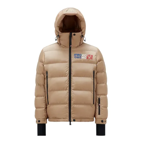 Moncler , Isorno Down Jacket - High Weather Protection ,Beige male, Sizes: