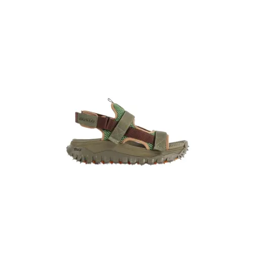 Moncler , Khaki TrailGrip sandals ,Green male, Sizes: