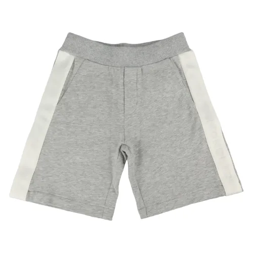 Moncler , Kids Bermuda Shorts - Grey, Regular Fit ,Gray male, Sizes: