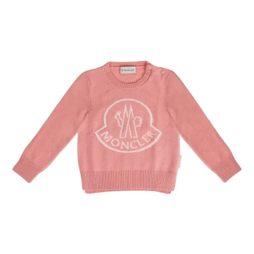 Moncler , Kids Cashmere Pullover ,Pink female, Sizes:
