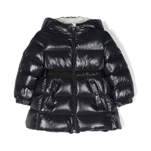 Moncler , Kids Hooded Winter Jacket ,Blue female, Sizes: