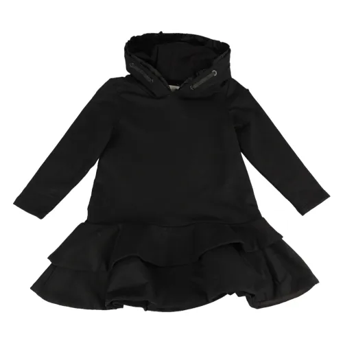 Moncler , Kids Hoodie Dress for Cold Climates ,Black female, Sizes: