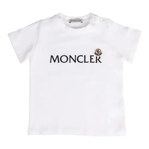 Moncler , Kids T-Shirt - Art. H29518C000028790M ,White female, Sizes: