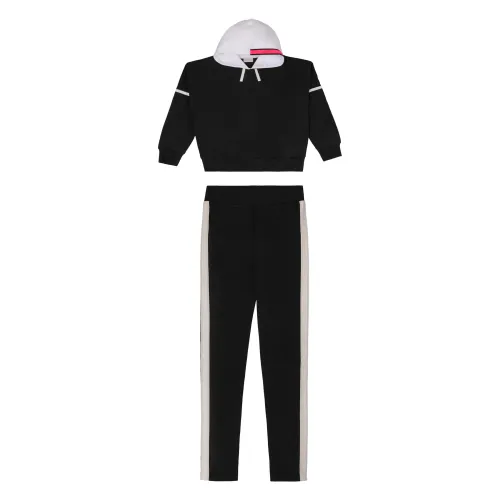Moncler , Kids Two-Piece Tracksuit - All Temperature - Regular Fit ,Black female, Sizes: