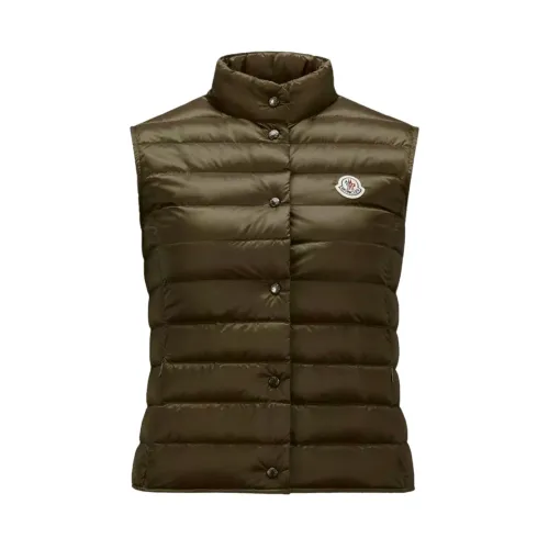 Moncler , Liane Vest - Stay Warm and Stylish ,Green female, Sizes:
