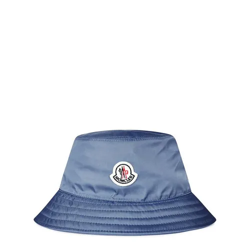 MONCLER Logo Bucket Hat - Blue