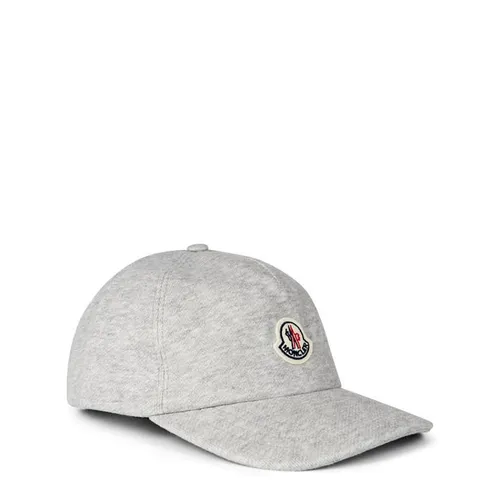 MONCLER Logo Patch Baseball Cap - Grey