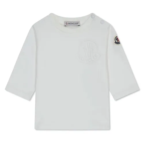 Moncler Logo T-Shirt - Cream