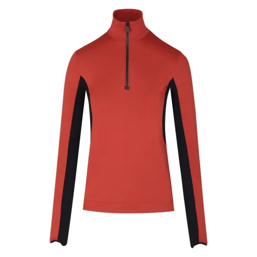 Moncler , Long Sleeve Training Top ,Red female, Sizes: