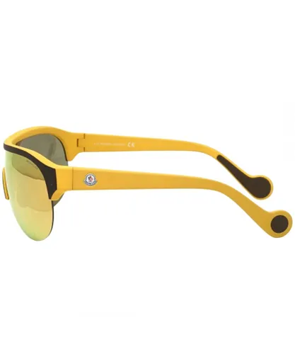 Moncler Mens ML0049 50L OO Yellow Sunglasses - One