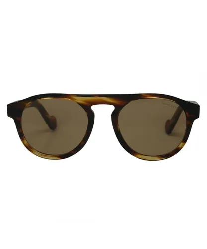Moncler Mens ML0073 50E Sunglasses - Brown - One