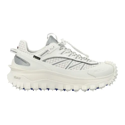 Moncler , Men's Shoes Sneakers White Aw23 ,White male, Sizes: