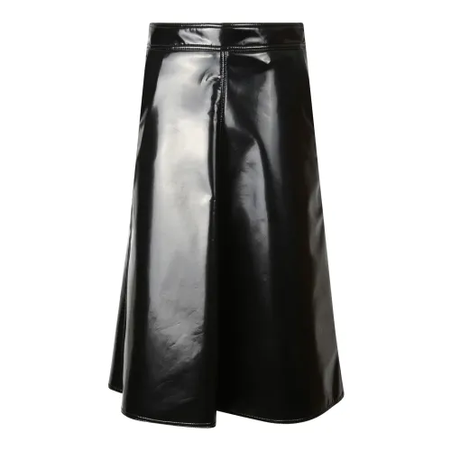 Moncler , Mid-length Skirt ,Black female, Sizes: