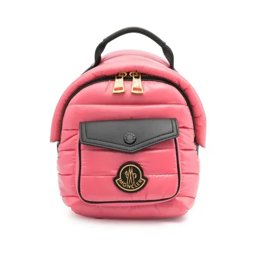 Moncler , Mini Astro Backpack - Pink ,Pink female, Sizes: ONE SIZE