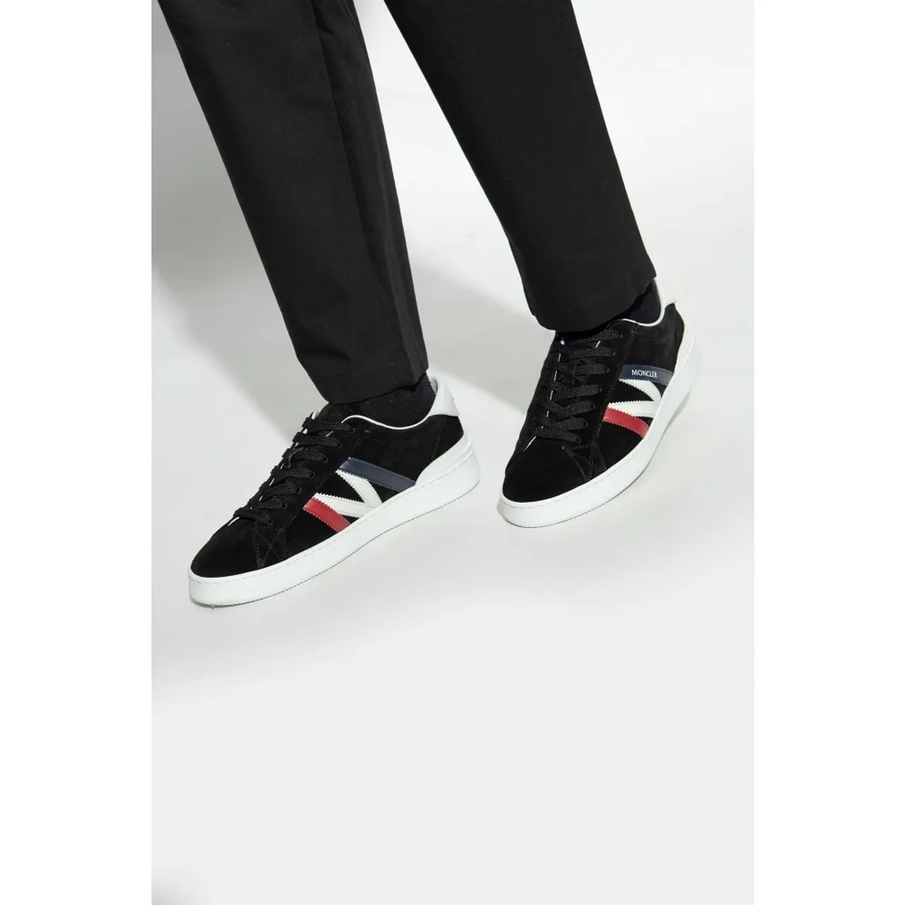 Moncler , ‘Monaco M’ sneakers ,Black male, Sizes: