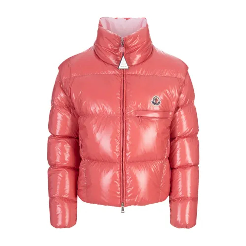 Moncler , Moncler Coats Pink ,Pink female, Sizes: