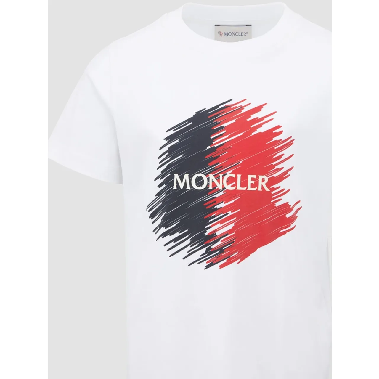 Moncler , Moncler Kids T-shirts and Polos White ,White male, Sizes: