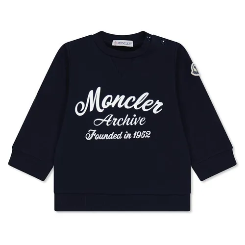 MONCLER Moncler Logo Sweat In34 - Blue