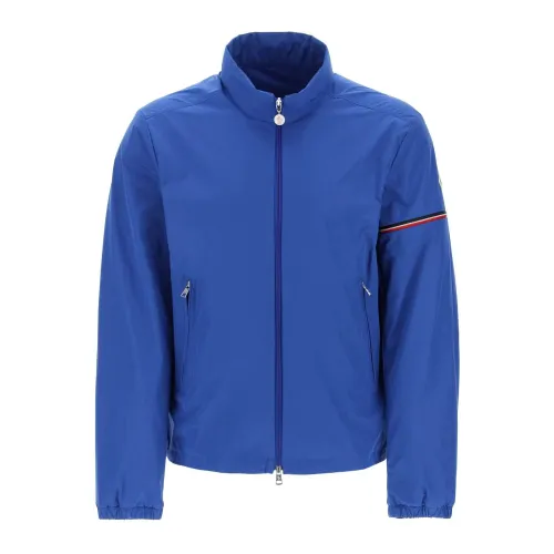 Moncler , Moncler Ruinette Windbreaker Jacket ,Blue male, Sizes:
