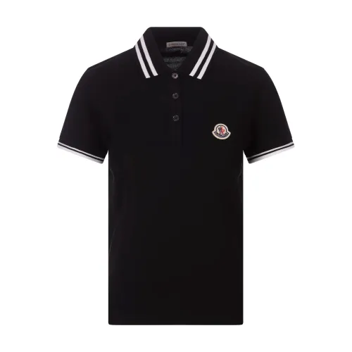 Moncler , Moncler T-shirts and Polos Black ,Black female, Sizes: