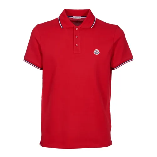 Moncler , Moncler T-shirts and Polos Red ,Red male, Sizes: