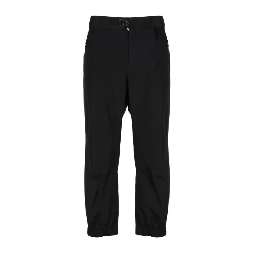 Moncler , Outdoor Stretch Trousers ,Black female, Sizes: