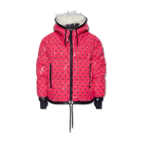 Moncler , Pink Ece Short Down Jacket ,Pink female, Sizes: