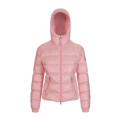 Moncler , Pink Gles Short Down Jacket ,Pink female, Sizes: