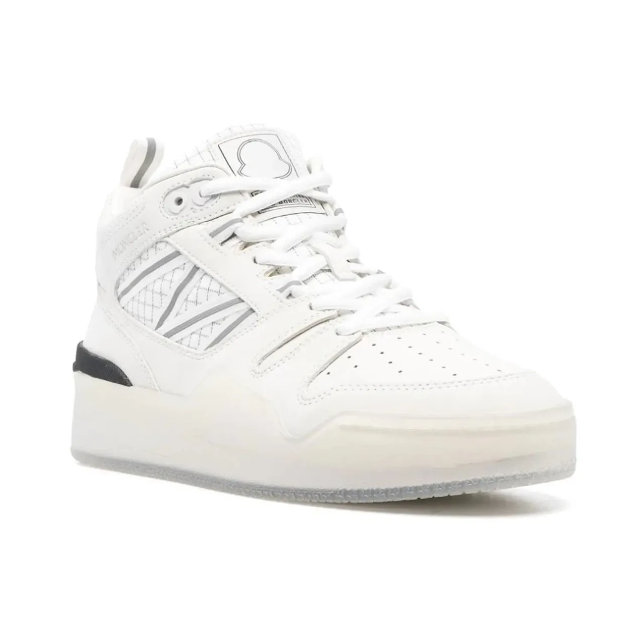 Moncler , Pivot Mid High-Top Sneakers White ,White male, Sizes: