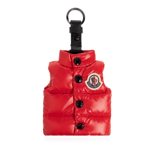 Moncler , Puffer vest-shaped key ring ,Red male, Sizes: ONE