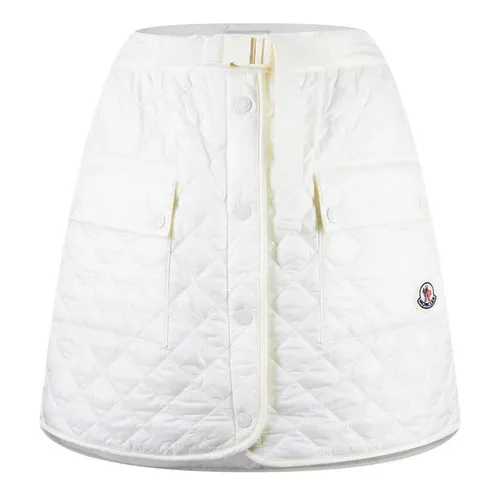 MONCLER Quilted Skirt - White