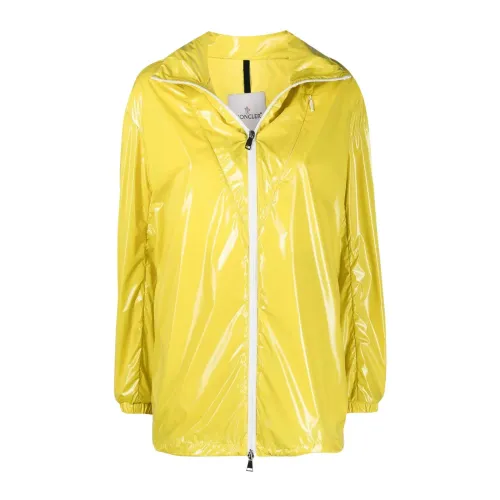 Moncler , Rain Jacket, Bright Yellow ,Yellow female, Sizes: