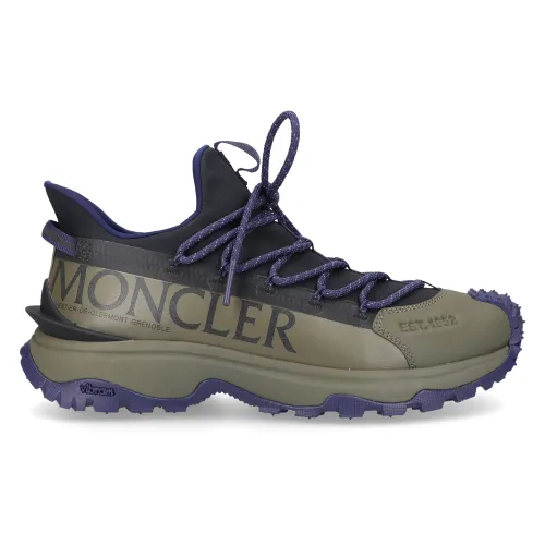 Moncler , Sneaker low Trailgrip Lite 2 Calf Leather ,Green male, Sizes: