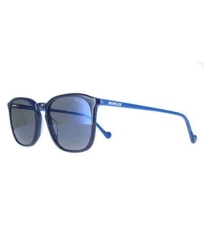 Moncler Square Mens Shiny Blue ML0150 - One