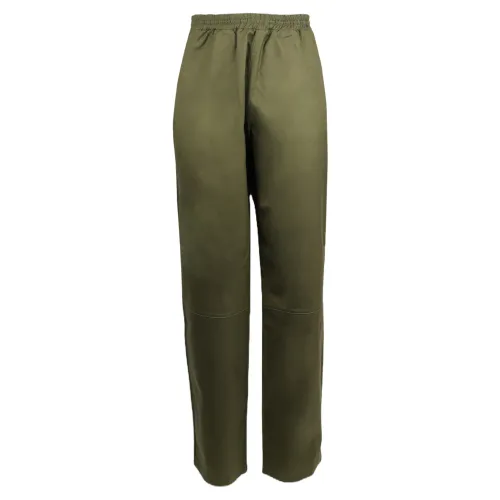Moncler , Straight Trousers ,Green male, Sizes: