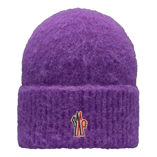 Moncler , Stylish Hat for Men and Women ,Purple female, Sizes: ONE