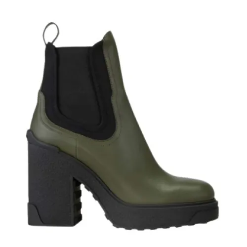 Moncler , Stylish Isla Chelsea-Boots ,Green female, Sizes: