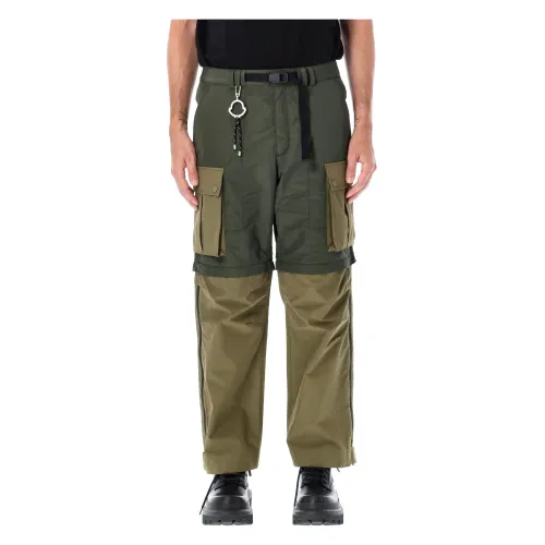 Moncler , Stylish Trousers ,Brown male, Sizes: