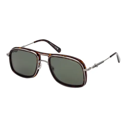 Moncler , Sunglasses Kontour Ml0223 ,Brown male, Sizes: