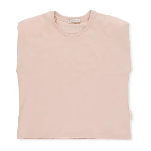 Moncler , T-shirt ,Pink female, Sizes: