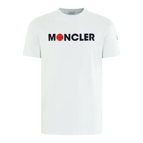 Moncler , T-Shirts ,Blue male, Sizes: