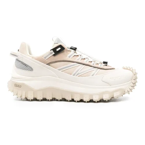 Moncler , Trailgrip Lace-Up Sneakers ,Beige male, Sizes: